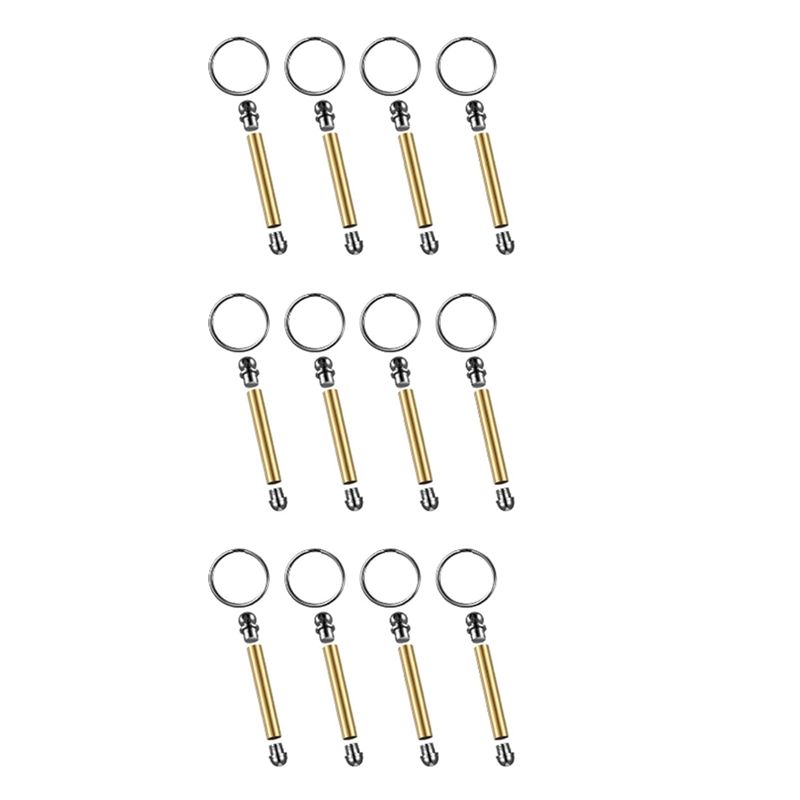 Woodworking Shop - 12Pcs Woodturning Keychain Kit Wood Turning