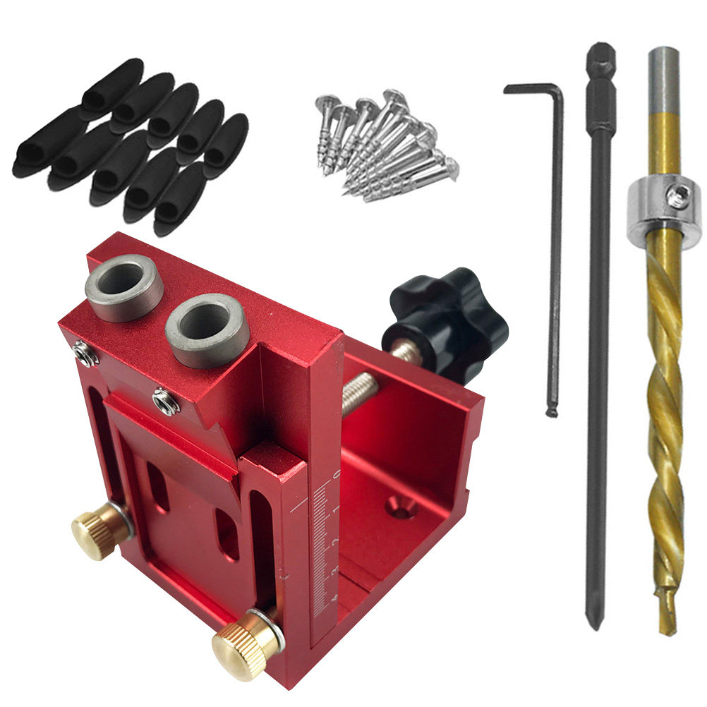 Woodworking Jig - 15 Degree Pocket Hole Jig Portable