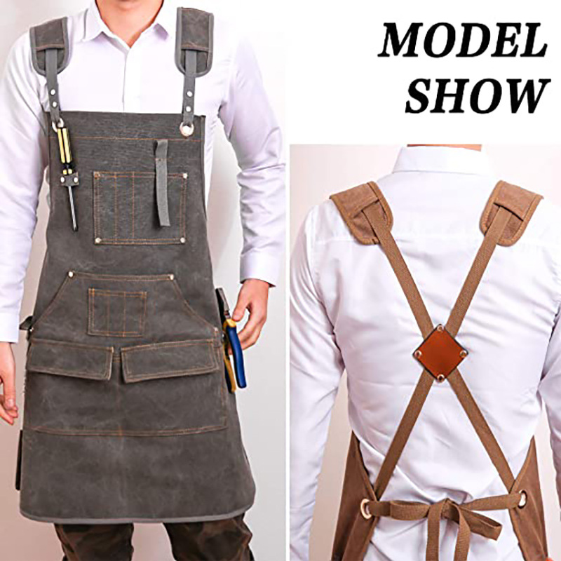 Simple thickened wear-resistan - đánh giá và giá Woodworking Apron