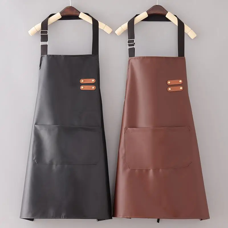 PU Leather Waterproof and Oil  - đánh giá và giá Woodworking Apron