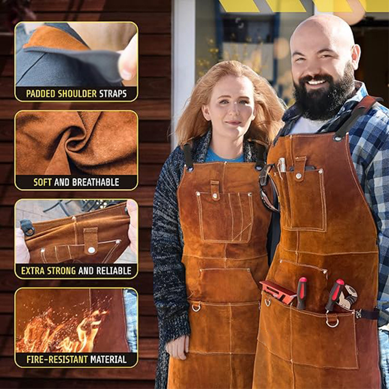 Flame-retardant and waterproof - đánh giá và giá Woodworking Apron