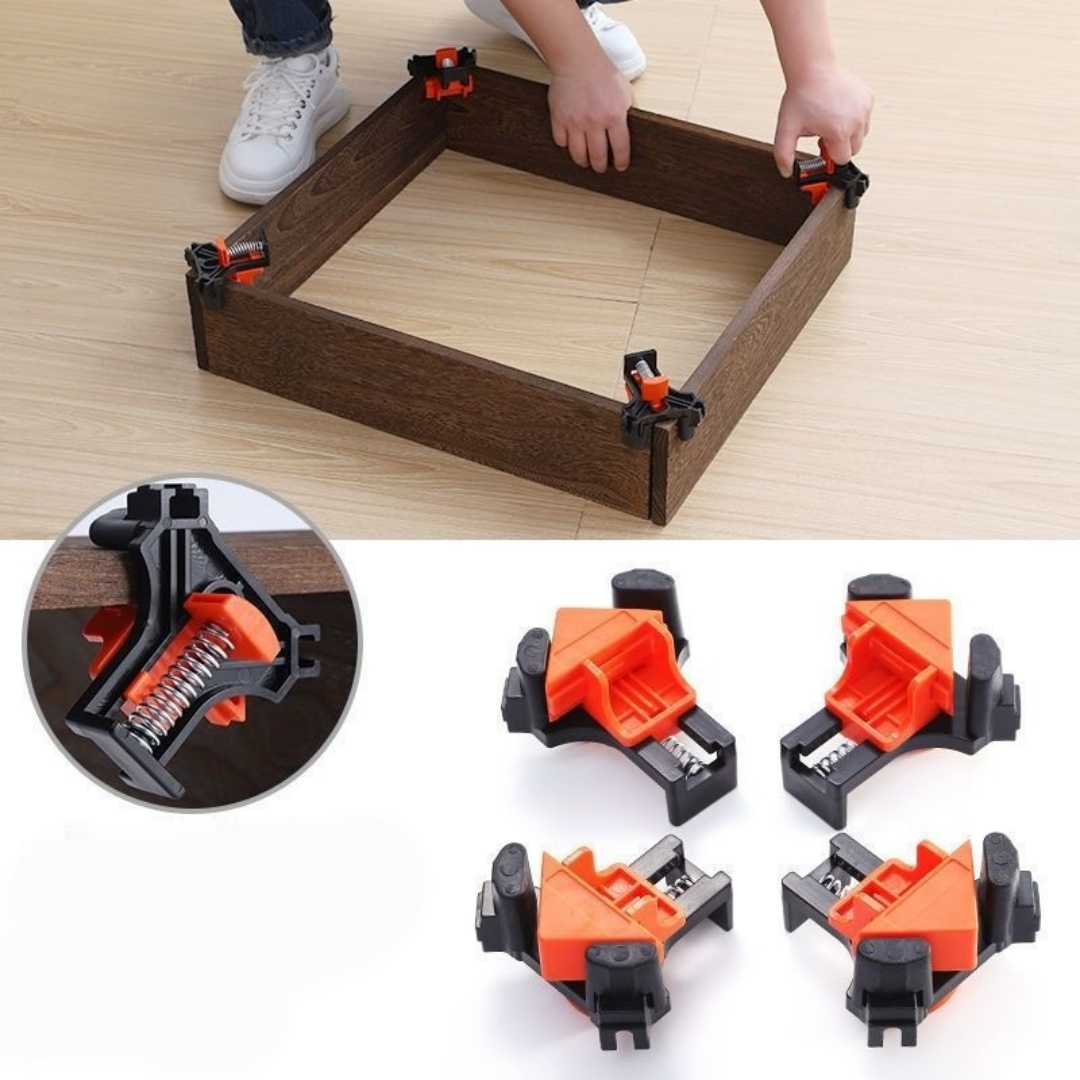 4pcs 90° Right Angle Clamp Fix - đánh giá và giá Woodworking Basics