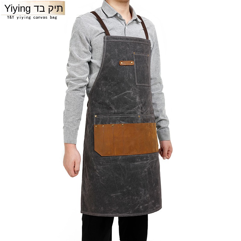 Oil Wax Canvas Apron Tool Pouc - đánh giá và giá Woodworking Apron
