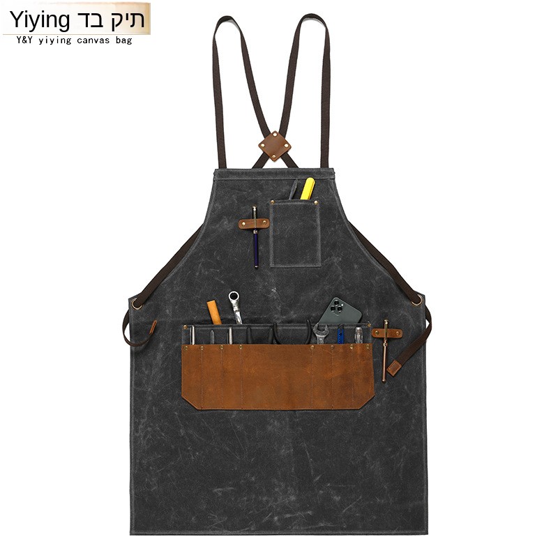 Oil Wax Canvas Apron Tool Pouc - đánh giá và giá Woodworking Apron