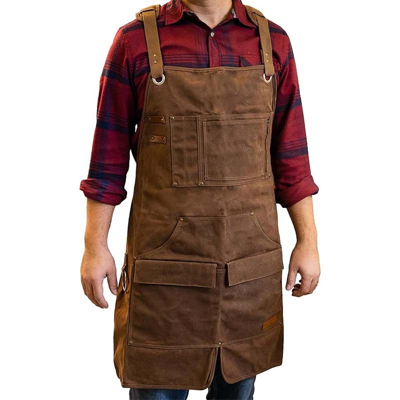 Wax Heavy Thickened Canvas Apr - đánh giá và giá Woodworking Apron