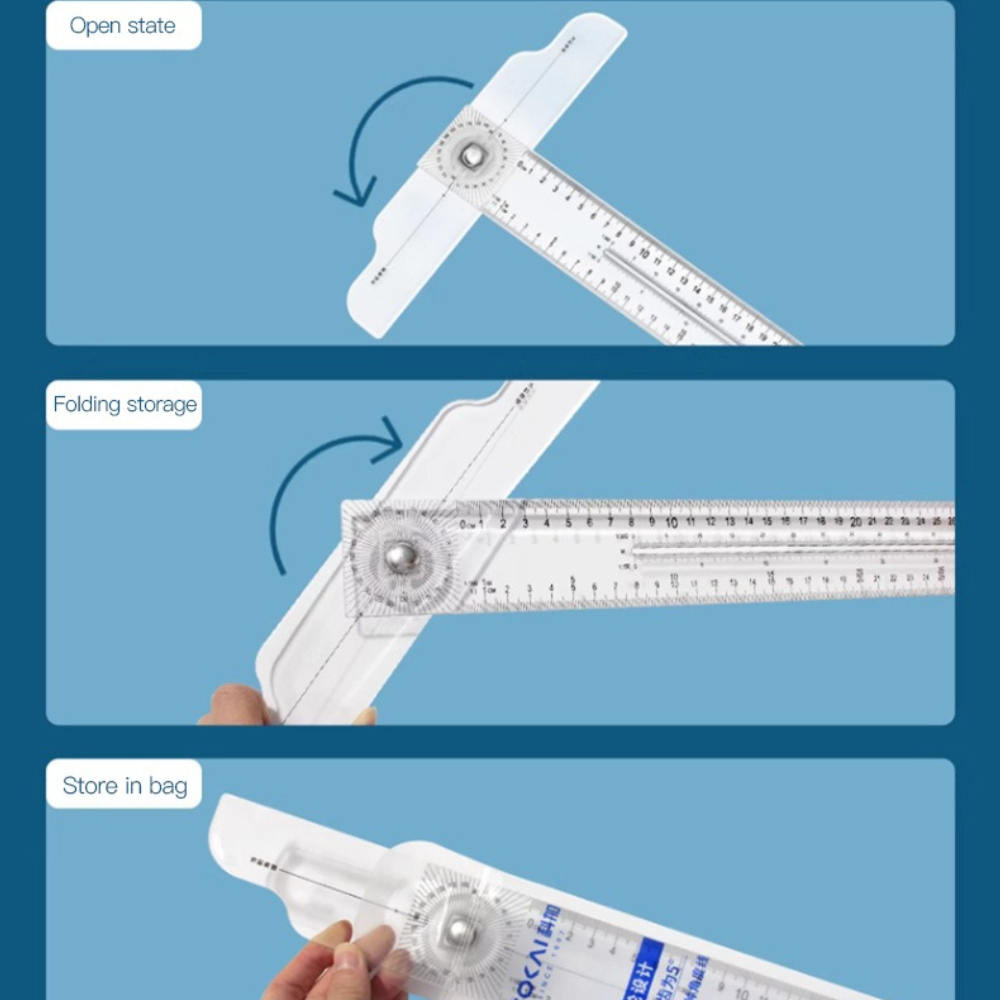 Dual-Sided T Square Ruler Clea - đánh giá và giá Woodworking Basics