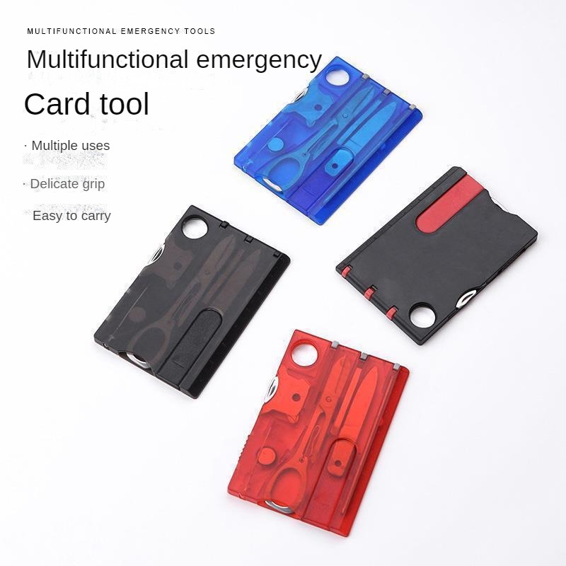 10 In 1 Portable Hiking Cards  - đánh giá và giá Card Scraper Steel