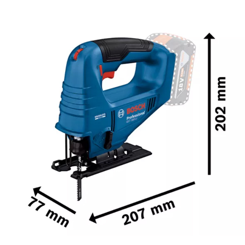 Bosch GST 183-LI Professional  - đánh giá và giá Woodworking Jig