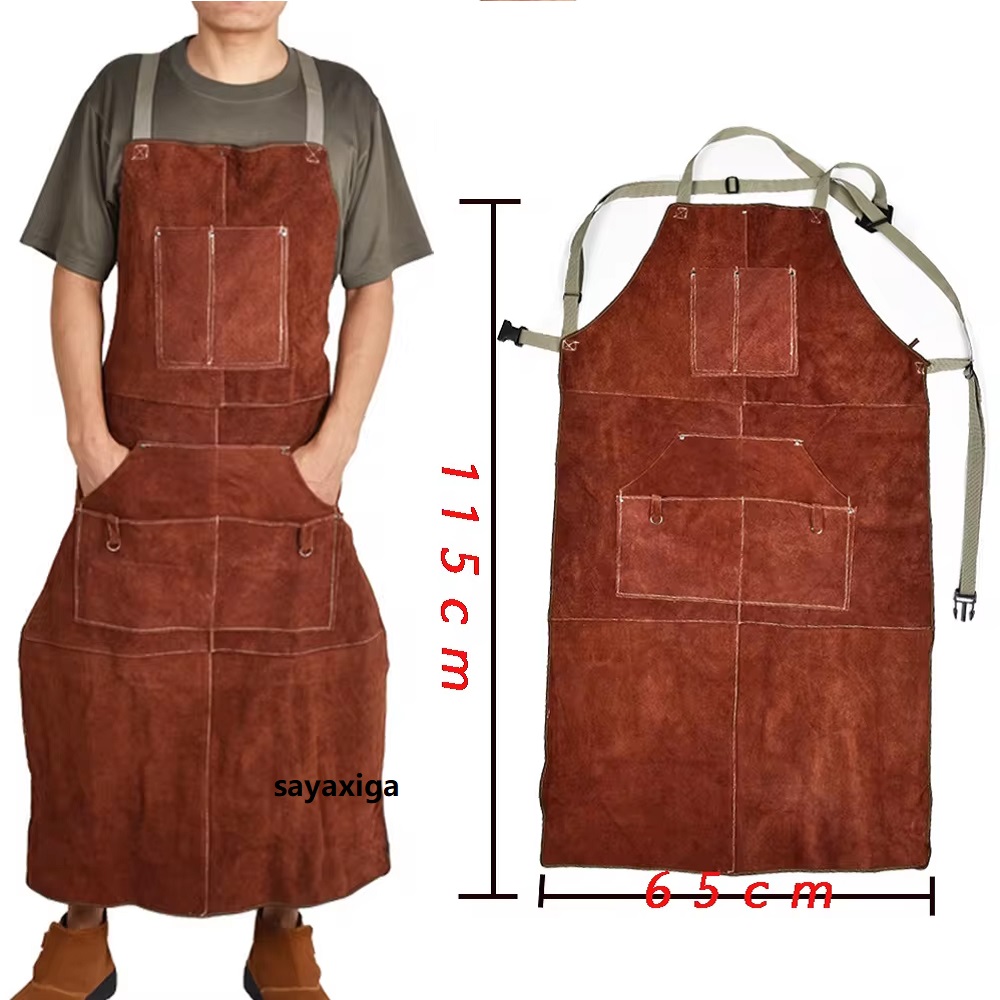 Cowhide Welding suit Apron Was - đánh giá và giá Woodworking Apron