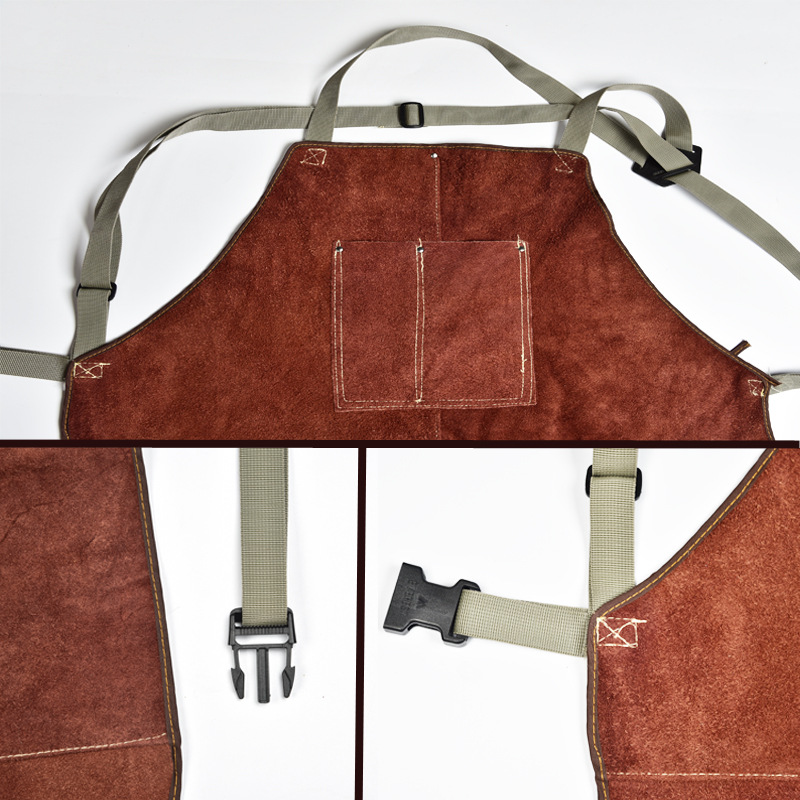 Cowhide Welding suit Apron Was - đánh giá và giá Woodworking Apron