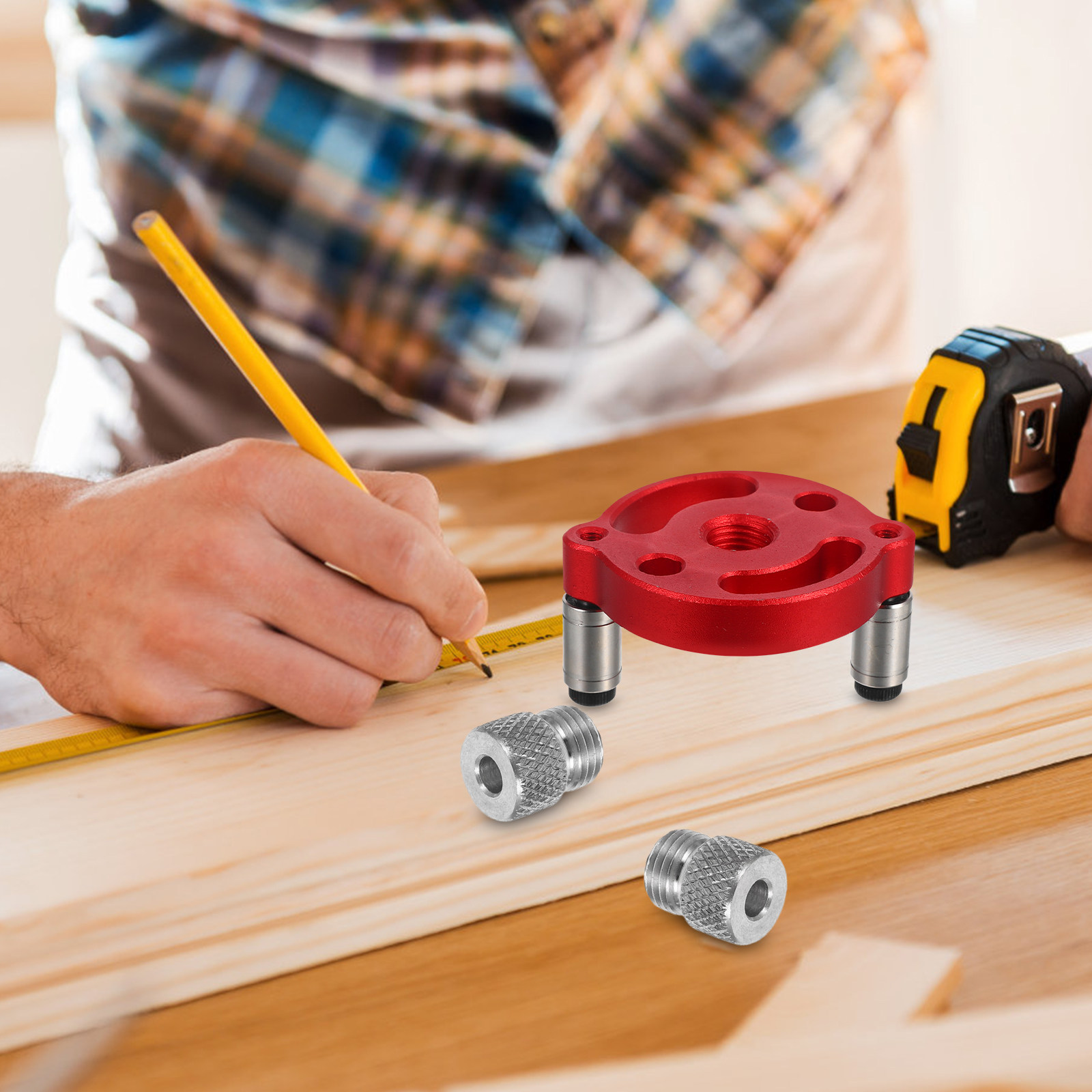 1Set Woodworking Drill Locator - đánh giá và giá Woodworking Jig