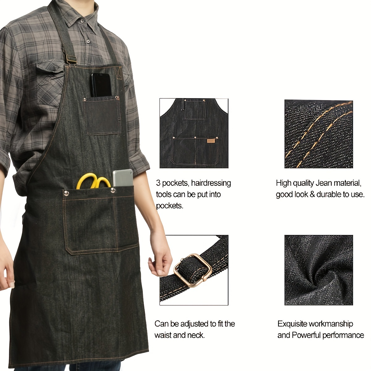 Lightweight Denim Jean Tool Ap - đánh giá và giá Woodworking Apron